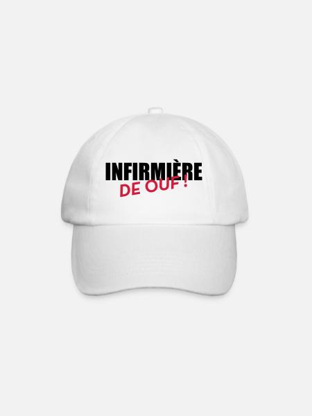 Infirmière / Infirmier / Hôpital / Médecine / - Casquette classique - blanc/blanc