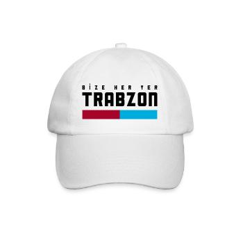 Bize her yer Trabzon - Baseballkappe - Weiß/Weiß - Vorne