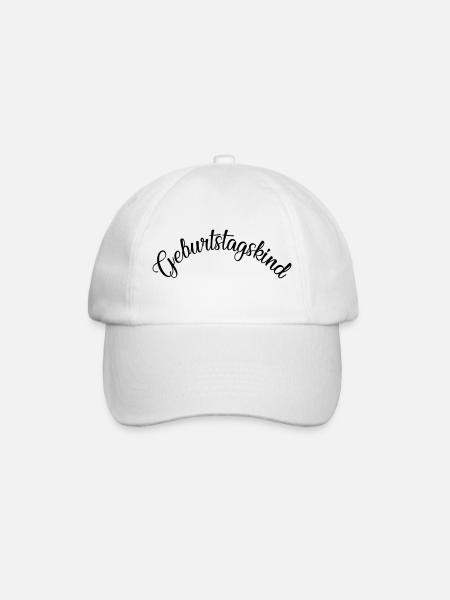 Geburtstagskind - Baseballkappe - Weiß/Weiß