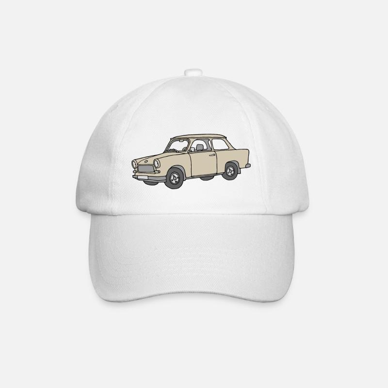 Trabi, (papyrus) - Baseballkappe - Weiß/Weiß