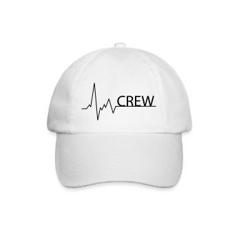 crew - Baseballkappe - Weiß/Weiß - Vorne