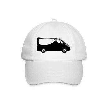 Bus - Baseballkappe - Weiß/Weiß - Vorne