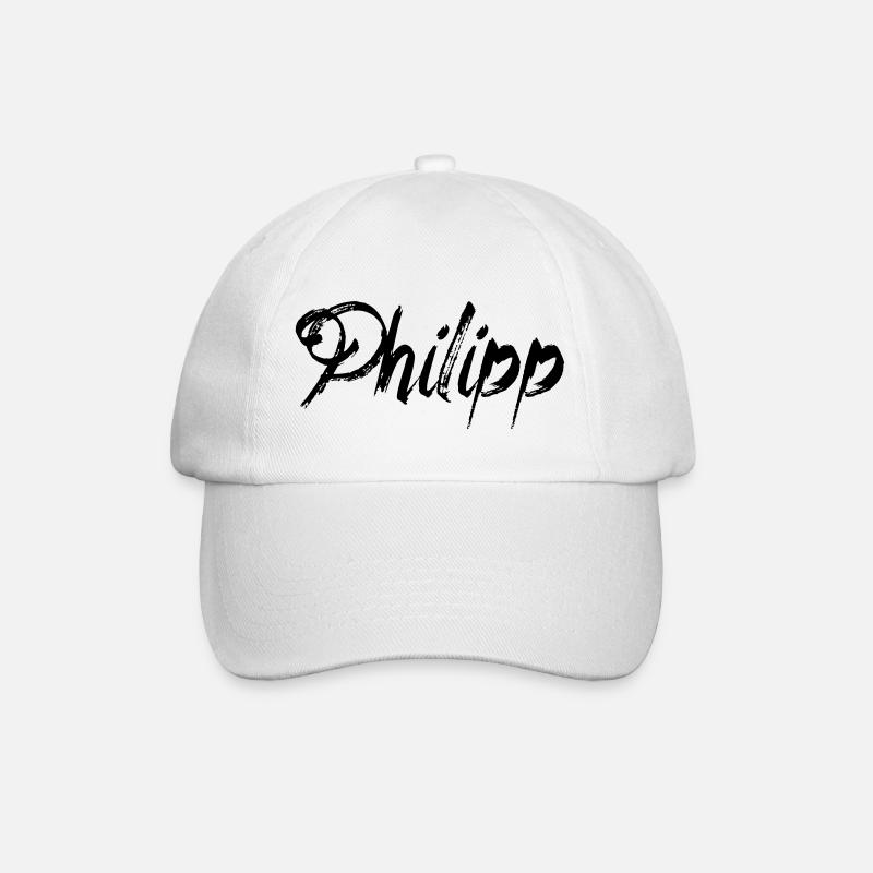 Philipp - Baseballkappe - Weiß/Weiß