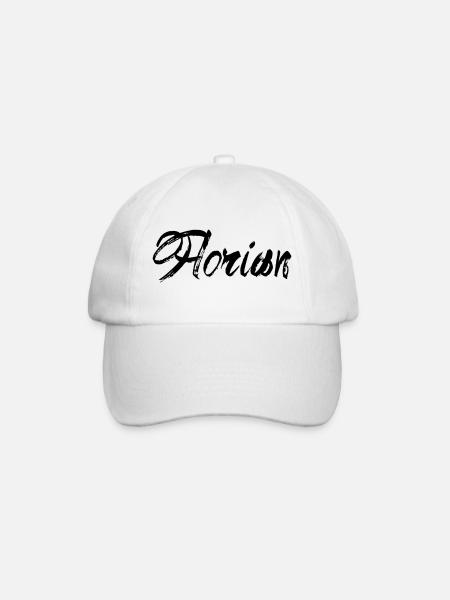 Florian - Baseball Cap - white/white