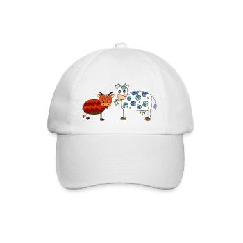 Vaches - Casquette classique - blanc/blanc - Devant