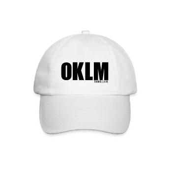 OKLM Trankil la vie noir - Casquette classique - blanc/blanc - Devant