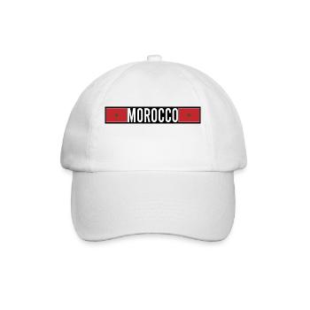 Morocco - Baseball Cap - white/white - Front