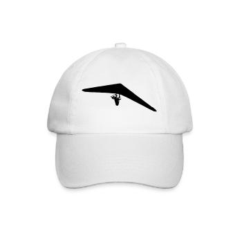 Drachenflieger - Baseballkappe - Weiß/Weiß - Vorne