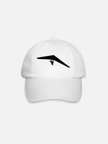 Hang glider - Baseball Cap - white/white