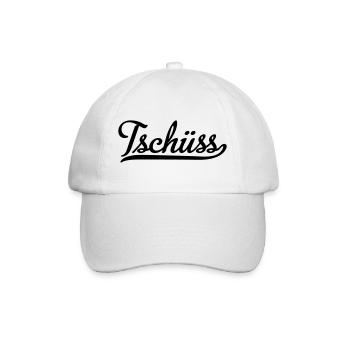 tschüss - Baseballkappe - Weiß/Weiß - Vorne