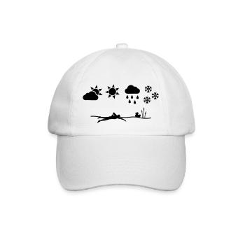Nageur en eau libre toute l'année - Casquette classique - blanc/blanc - Devant