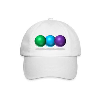 Bälle - Baseballkappe - Weiß/Weiß - Vorne