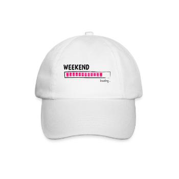 Mode de loisir de la barre de chargement du week-end - Casquette classique - blanc/blanc - Devant