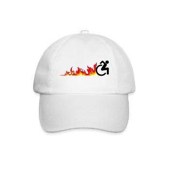 Fast wheelchair user. Fast wheelchair user * - Baseball Cap - white/white - Front