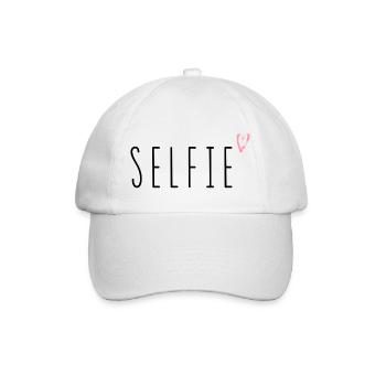 Selfie - Baseballkappe - Weiß/Weiß - Vorne