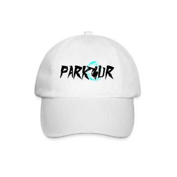 parkour - Baseball Cap - white/white - Front