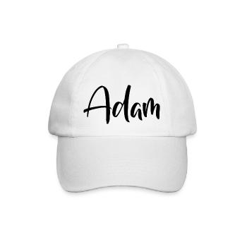 Nom - Adam - Casquette classique - blanc/blanc - Devant