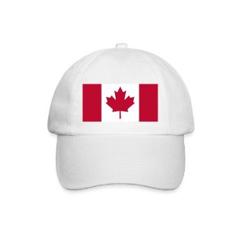 Canada Flag Flag Maple Canada Day 1867 Toronto - Baseball Cap - white/white - Front
