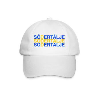 SÖDERTÄLJE - Suède - Drapeau suédois - Casquette classique - blanc/blanc - Devant