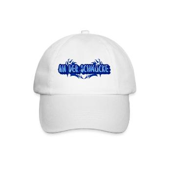 Aufdruck An der Schmücke - Baseballkappe - Weiß/Weiß - Vorne