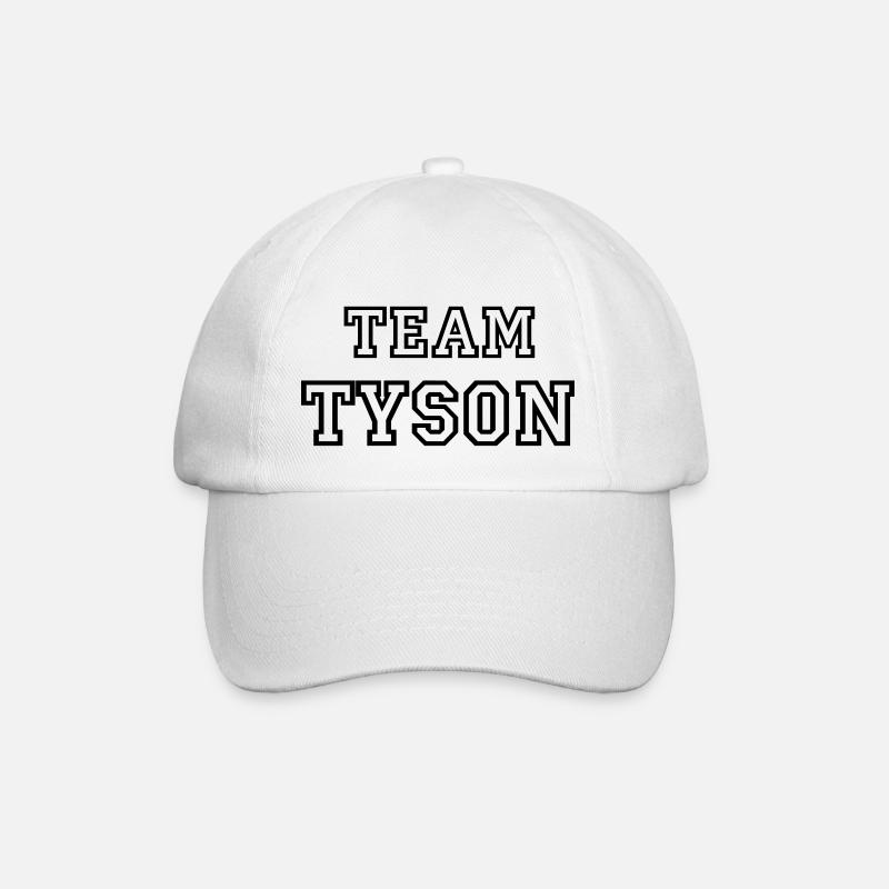 TEAM TYSON Nom du chien Maillot de l’équipe masculine - Casquette classique - blanc/blanc