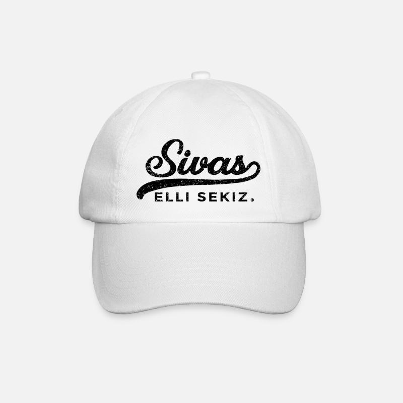 Sivas - Baseballkappe - Weiß/Weiß