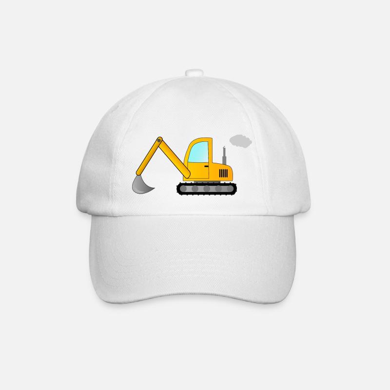 Excavatrice - Casquette classique - blanc/blanc