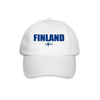Finlande - Casquette classique - blanc/blanc - Devant