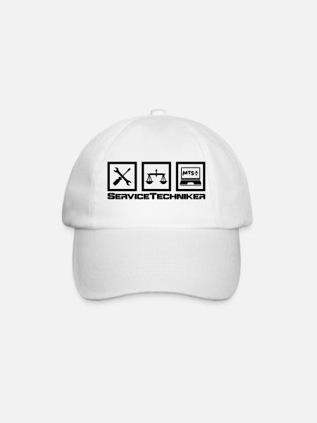 ServiceTech - Baseballkappe - Weiß/Weiß