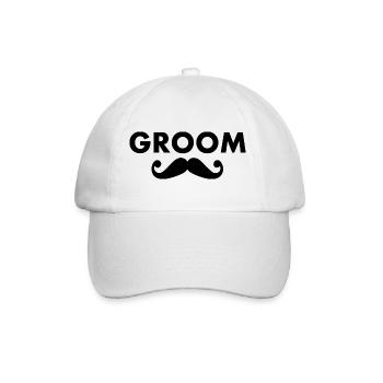 Groom - Casquette classique - blanc/blanc - Devant