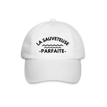 La sauveteuse parfaite - Casquette classique - blanc/blanc - Devant