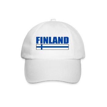 Finland - Baseball Cap - white/white - Front
