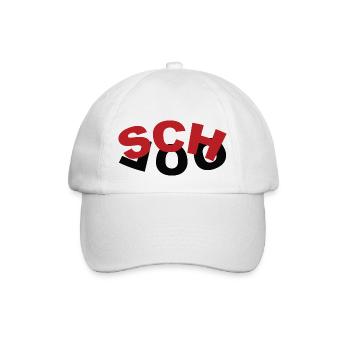 Minimalismus Schule - Baseballkappe - Weiß/Weiß - Vorne