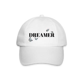 DREAMER - blue version - Baseballkappe - Weiß/Weiß - Vorne