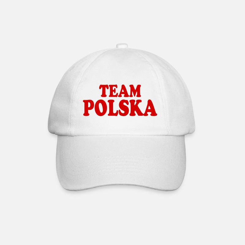 Pologne - Casquette classique - blanc/blanc
