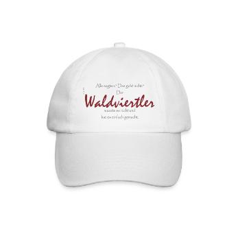 Waldviertler 20 - Baseballkappe - Weiß/Weiß - Vorne