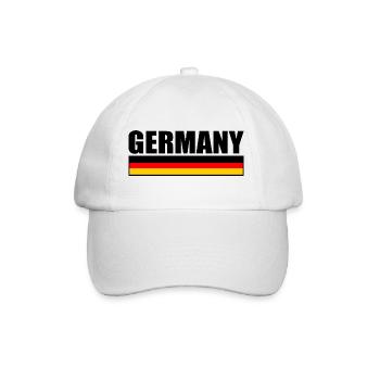 GERMANY GERMAN FLAG - Baseball Cap - white/white - Front
