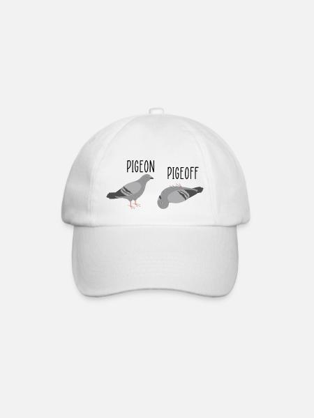 Pigeon Pigeoff - Ornithologue Ornithologue Cochon d’observation des oiseaux - Casquette classique - blanc/blanc