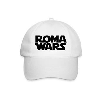 Roma Wars SW Design Black Letters - Baseball Cap - white/white - Front