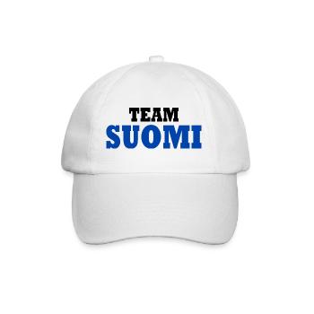 Team suomi - Baseball Cap - white/white - Front
