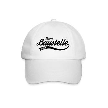 Team Construction Site 2023 House Construction Dream House Construction Workers - Baseball Cap - white/white - Front