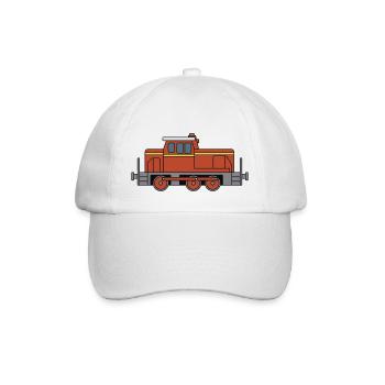 Locomotive - Baseball Cap - white/white - Front