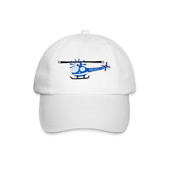 Police hélicoptère Enfants - Casquette classique - blanc/blanc - Devant