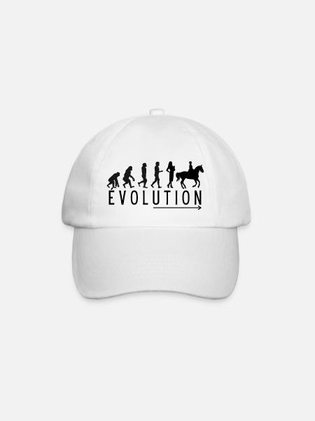 Vêtement évolution équitation. - Casquette classique - blanc/blanc