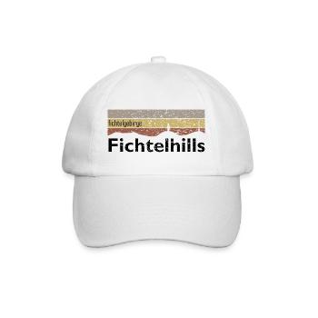 Kösseine Schneeberg Ochsenkopf Fichtelgebirge - Baseballkappe - Weiß/Weiß - Vorne