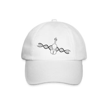 Violon Violon Orchestre de Musique Violoniste - Casquette classique - blanc/blanc - Devant