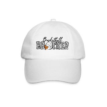 Basketball BROTHER - Baseball Cap - white/white - Front