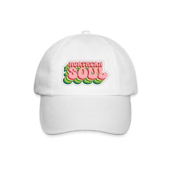 Northern Soul Retro - Baseball Cap - white/white - Front