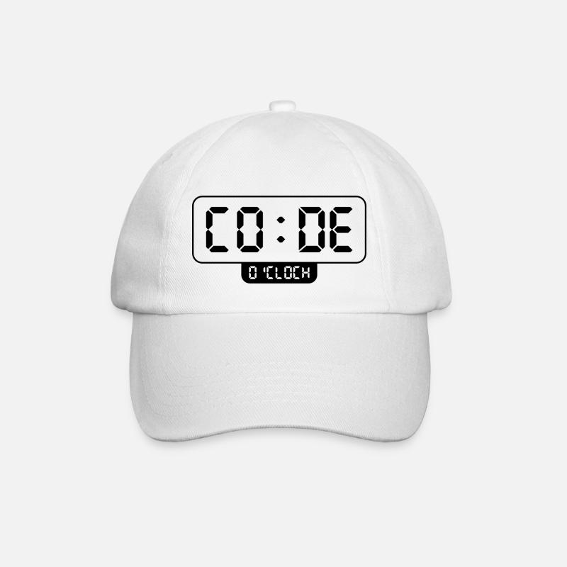 Programmation - Casquette classique - blanc/blanc