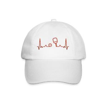 Battement de cœur Pimpleball - Casquette classique - blanc/blanc - Devant